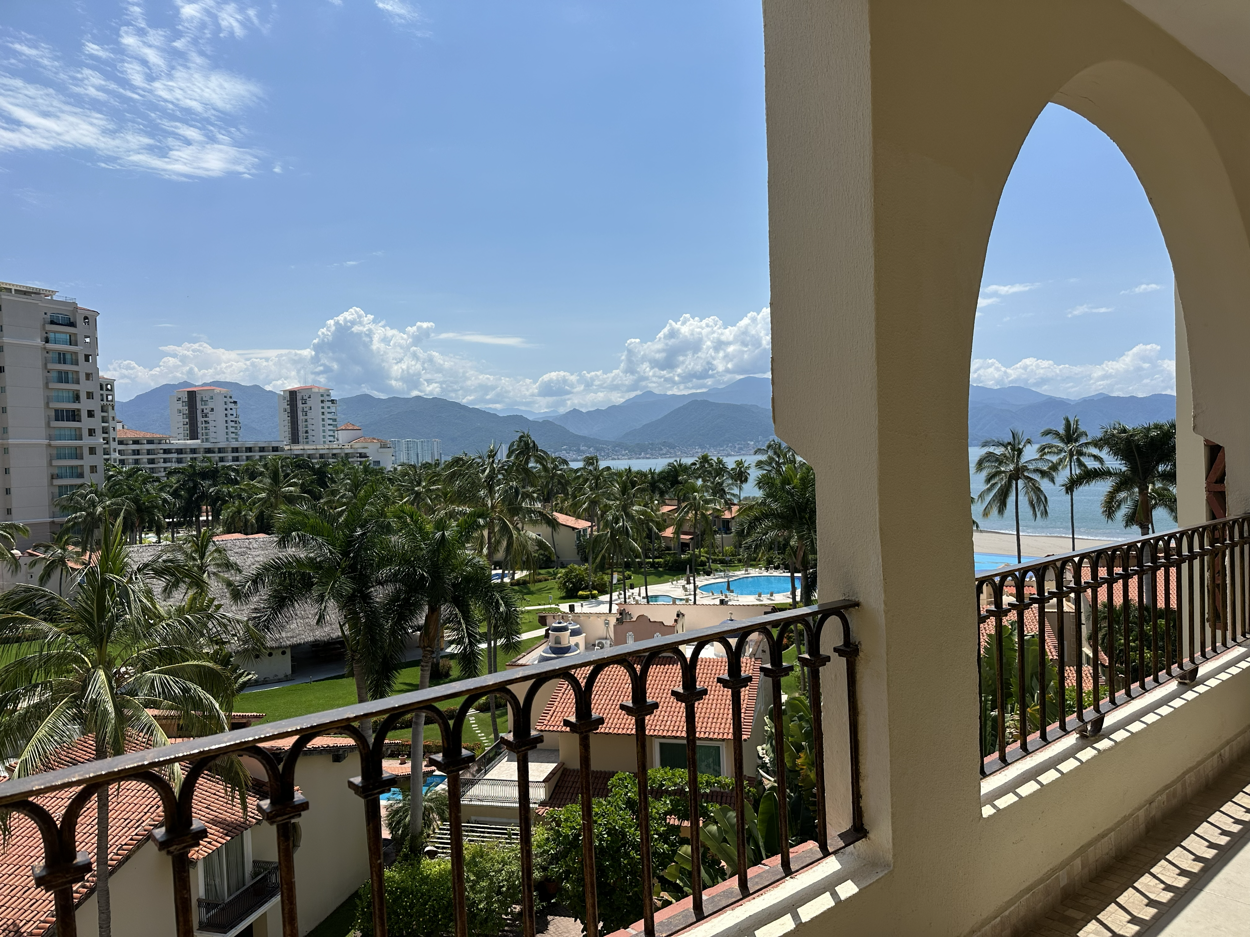 City views from studio rooms at the Velas Vallarta resort
